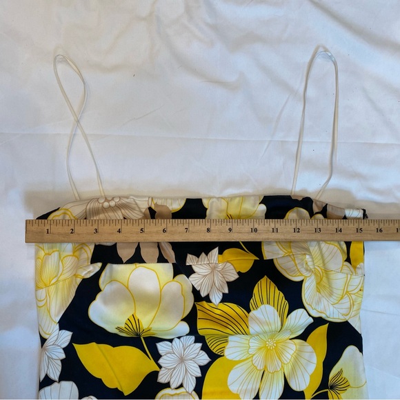 Vintage 90s Y2K Cache Floral Mini Dress, Cotton - Picture 7 of 10